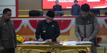 Paripurna DPRD Mesuji, Penandatanganan Kesepakatan KUPA PPAS