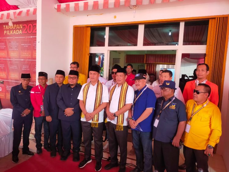 Didukung Penuh Parpol Parlemen NONA Bacalon Bupati-Wakil Bupati Tubaba Resmi Daftar Ke KPU
