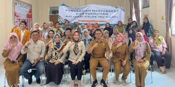 Poltekkes Kemenkes Tanjung Karang bekerjasama dengan Pemkab Lampung Selatan menggelar acara sosialisasi Implementasi Aplikasi Kelas Ibu Hamil