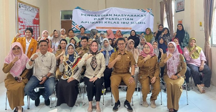 Poltekkes Kemenkes Tanjung Karang bekerjasama dengan Pemkab Lampung Selatan menggelar acara sosialisasi Implementasi Aplikasi Kelas Ibu Hamil