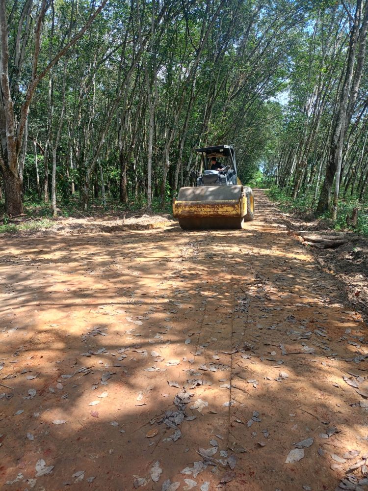 Kades Bumi Harapan Komitmen Perbaiki Insfrastruktur Jalan Lingkungan