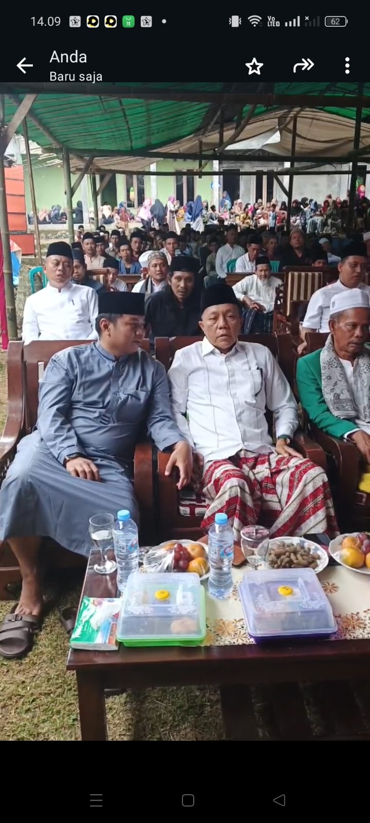 Warga Way Ratai Dukung Pasangan Arisandi dan Supriyanto di Pilkada Pesawaran