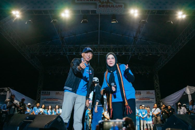 Pilgub Lampung, Eva Dwiana Serukan Menangkan Pasangan Mirza-Jihan