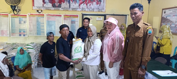 Tim Satgas Pangan Lamsel Lakukan Monev Bantuan Pangan Tahap II Di Pulau Sebesi