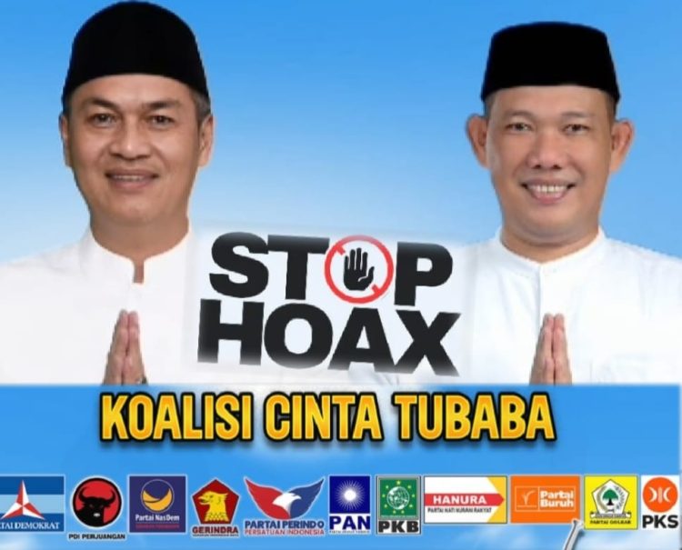 Tanggapi Isu Hoax, Paslon NONA Ajak Masyarakat Tubaba Jaga Kondusifitas