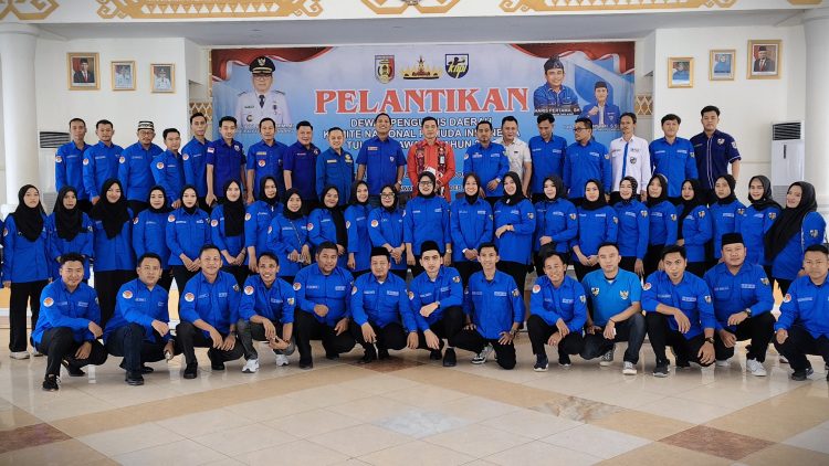 Resmi Dilantik, Dian Prayoga Jadi Ketua KNPI Tulangbawang