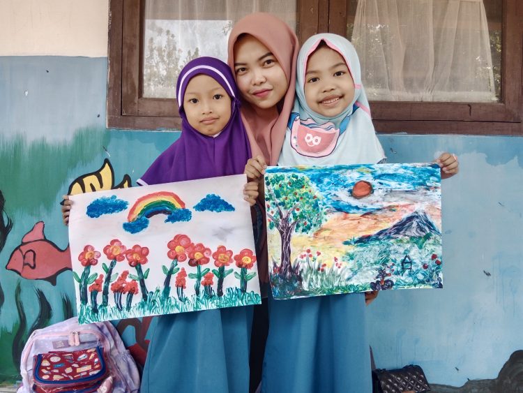 TK Indah Kusuma Bangsa Sabet Juara Lomba Finger Painting