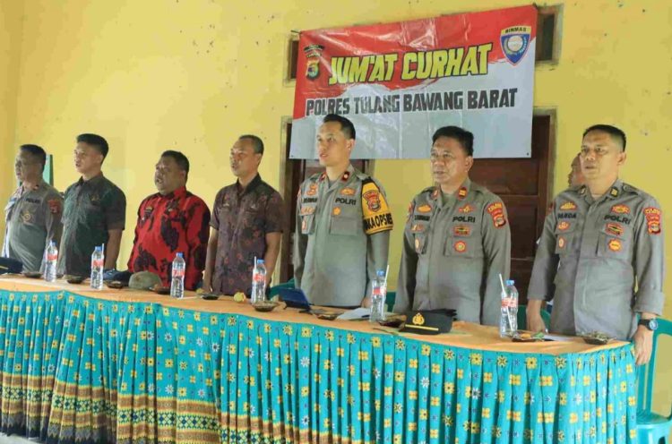 Program Jum’at Curhat Polres Tubaba Tampung Keluhan Warga