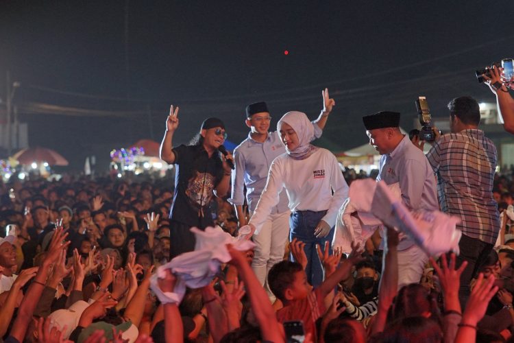 Ribuan Warga Natar Hadiri Silaturahmi Kebangsaan Bersama Mirza-Jihan