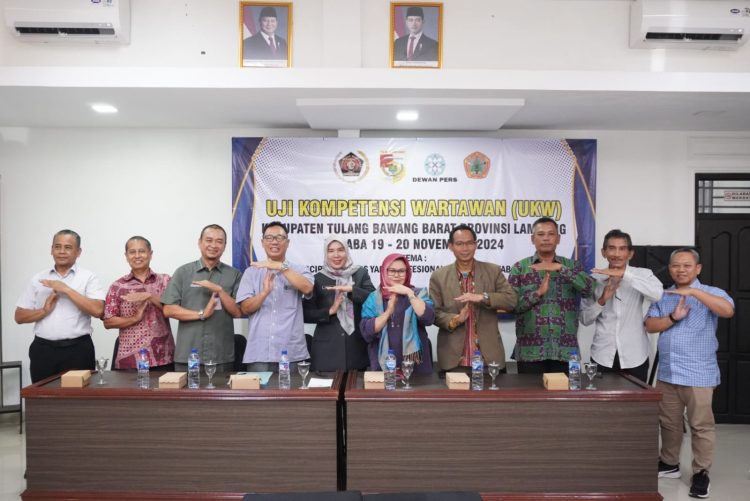 LUKW Moestopo Bersama Pemkab Tubaba Luluskan 24 Wartawan Kompeten