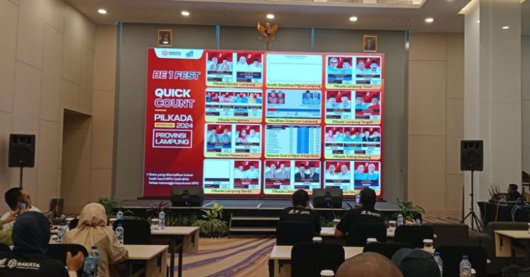 Hitung Cepat, Ardito – I Komang Menang di Lampung Tengah, Asnawi – Agus Ungguli di Tanggamus