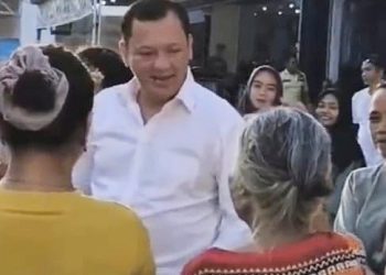 Para Ibu-Ibu di Pesawaran Komitmen akan Borong Suara untuk Aries Sandi- Supriyanto