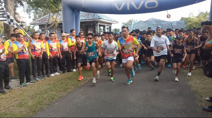 Pj Bupati Lampung Utara Dan Kakimal Lampung Meriahkan Fun Run 2024