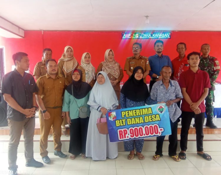 Pemdes Bandar Kagungan Raya Salurkan BLT DD Tahap Akhir Tahun 2024