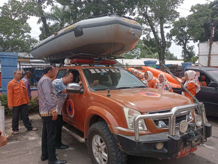 Antisipasi Banjir, BPBD Lampung Utara Siap Dan Siaga