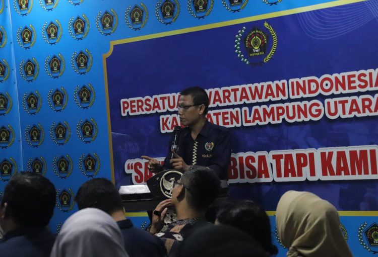 Pesan Ketua PWI Lampung: Jadilah Wartawan Yang Cerdas Dan Beradab