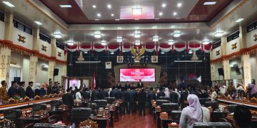 DPRD Kota Metro Paripurna Pengumuman Penetapan Walikota dan Wakil