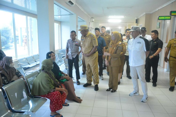 Wabup Lampung Tengah Sambangi Sejumlah Lokasi Pelayanan Masyarakat