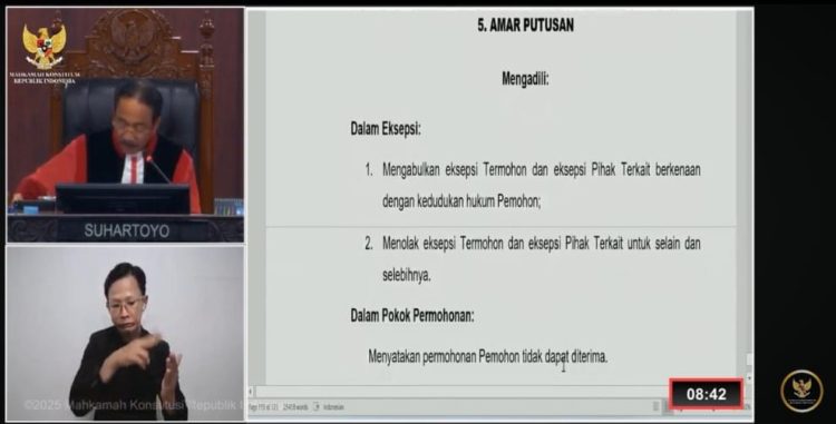 Sah, MK Putuskan Pasangan Elfiana Yugi Bupati Dan Wakil Bupati Terpilih Mesuji Lampung