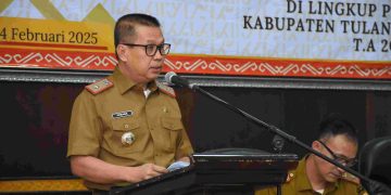 Pj. Sekda Tubaba Perana Putra Buka Sosialisasi Pengelolaan Keuangan Daerah