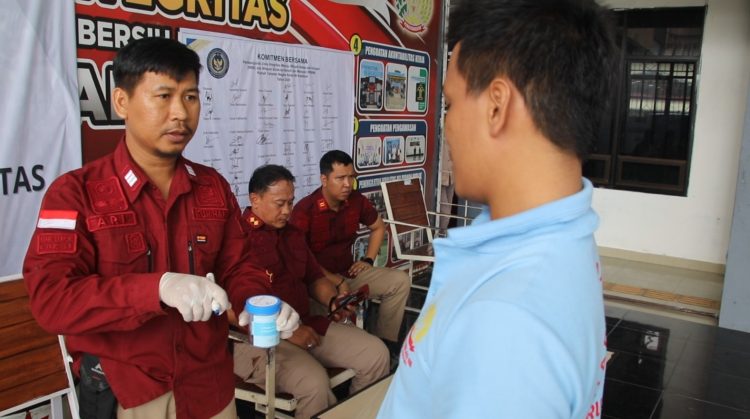 Rutan Kotabumi Disidak, Napi Dan Pegawai Dites Urine