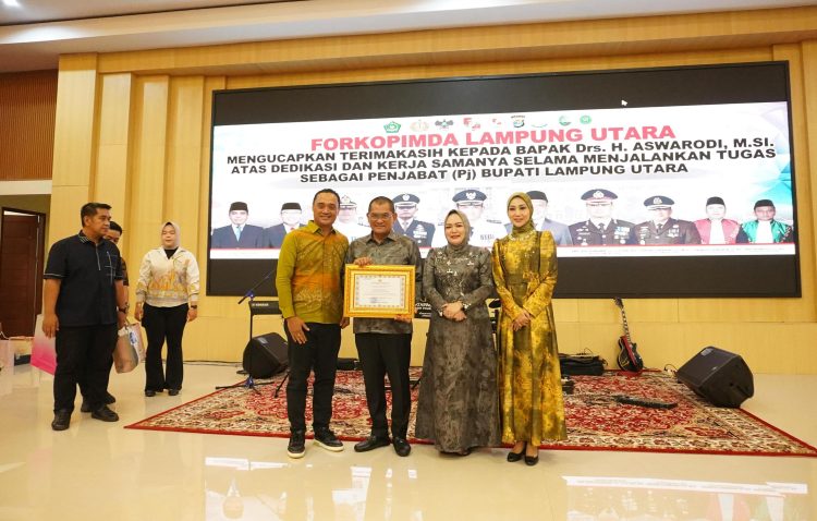 Pj Bupati Aswarodi Pamit, PWI Lampung Utara Apresiasi Dan Ucapkan Terimakasih