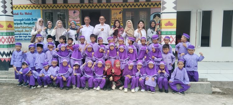 Pemdes Bandar Kagungan Raya Terima Kunjungan TK Al Zahra