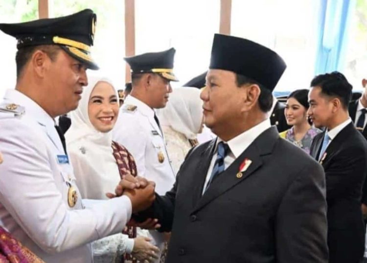 Presiden RI Prabowo Subianto Lantik Novriwan Jaya-Nadirsyah, Bupati dan Wakil Bupati Tubaba Priode 2025-2030