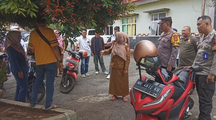 Motor Pegawai Di Parkiran Kantor Bappeda Lampura Digondol Maling
