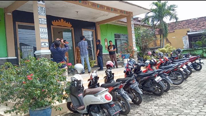 Motor Pegawai Disdukcapil Lampura Digasak Maling Di Halaman Parkir Kantor