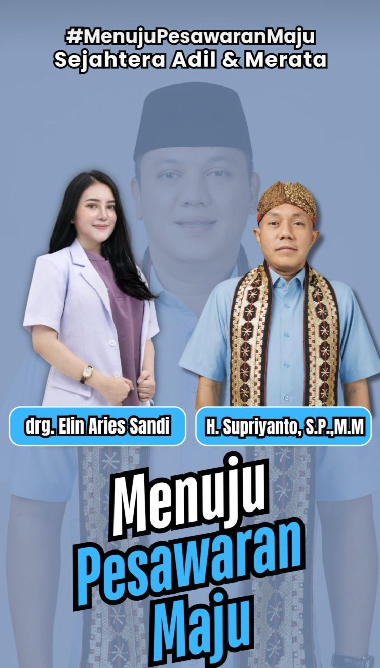Kantongi Rekom, Elin Aries Sandi-Supriyanto Maju PSU Pesawaran