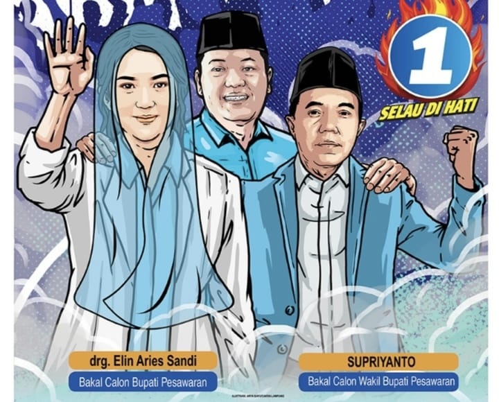 Inginkan Perubahan, Duet drg. Elin-Supriyanto Diharapkan Masyarakat Maju di PSU Pesawaran