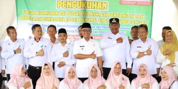 Bupati Ardito Wijaya Kukuhkan FK P4S Lamteng Periode 2025 – 2030