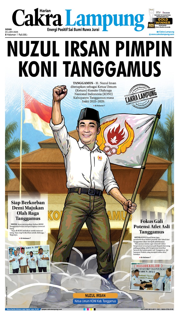 Nuzul Irsan Pimpin KONI Tanggamus, Siap Berkorban Demi Kemajuan Olah Raga