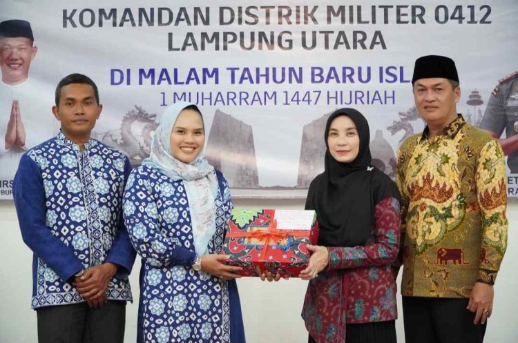 Temu Pamit Dandim 0412 Lampura Bupati Tubaba Novriwan Jaya Sampaikan Terima Kasih Dan Harapan