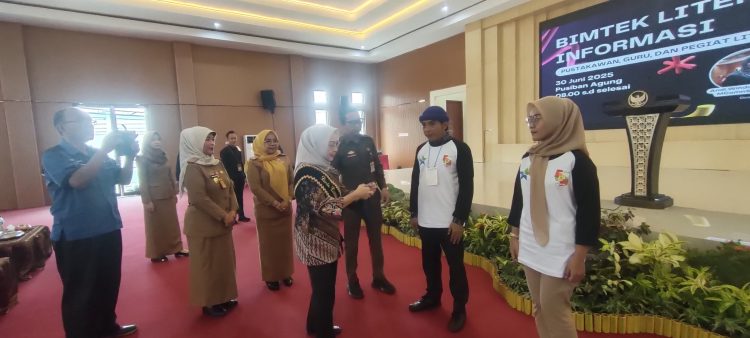Tingkatkan Kapasitas Literasi, Dinas Perpustakaan dan Kearsipan Lampung Utara Gelar Bimtek
