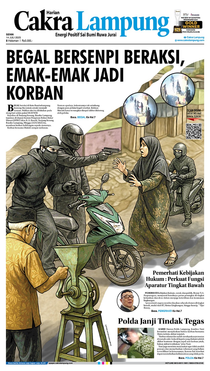 Begal Bersenpi Beraksi, Emak-emak Jadi Korban