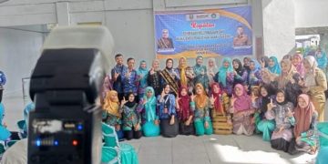 Bunda PAUD Kabupaten Way Kanan Hadiri Pembinaan Kelembagaan dan Manajemen PAUD