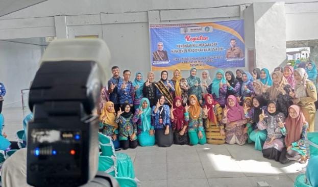 Bunda PAUD Kabupaten Way Kanan Hadiri Pembinaan Kelembagaan dan Manajemen PAUD