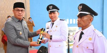 Bupati Novriwan Jaya Lantik Tiga Penjabat Kepalo Tiyuh Tubaba