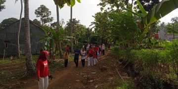 Jalan Sehat HUT RI Ke-80 di Markasi Gedong Tataan Bertabur Hadiah