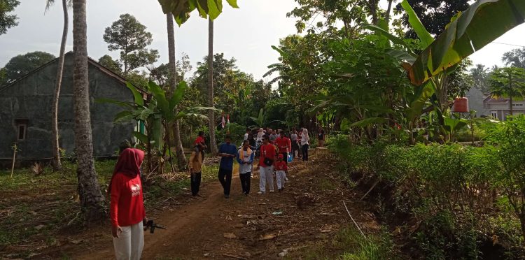 Jalan Sehat HUT RI Ke-80 di Markasi Gedong Tataan Bertabur Hadiah