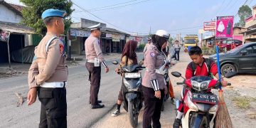 Operasi Patuh Krakatau 2025 Satlantas Polres Tubaba Mencatat 1.505 Pelanggaran