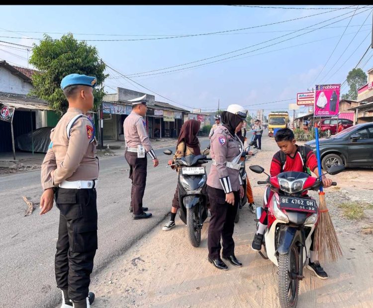 Operasi Patuh Krakatau 2025 Satlantas Polres Tubaba Mencatat 1.505 Pelanggaran