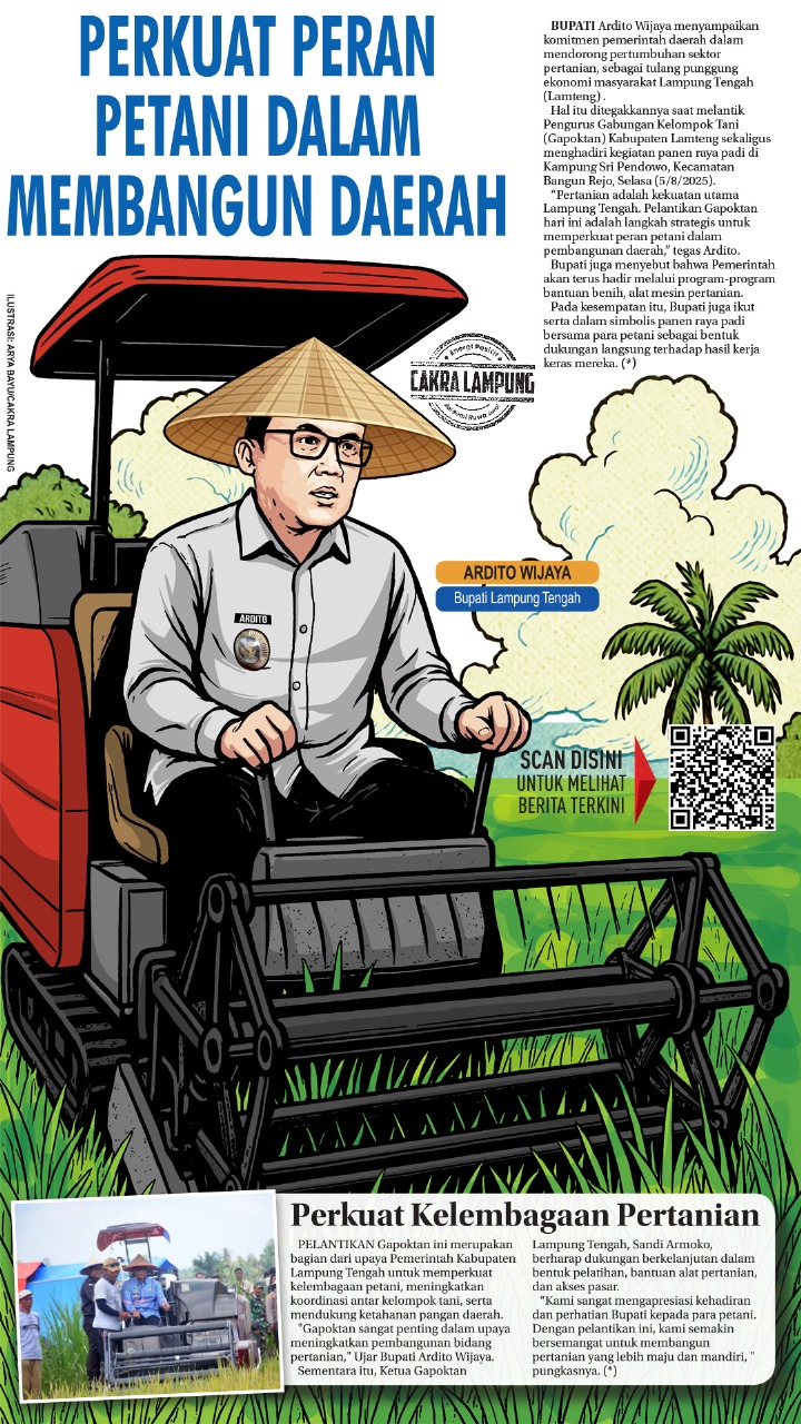Bupati Ardito : Perkuat Peran Petani Dalam Membangun Daerah