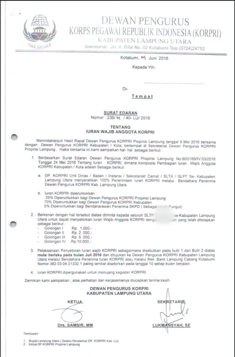 Launching Aplikasi Sekubal, Potongan Iuran Korpri di Rapel