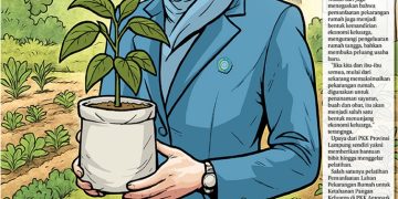 Ketua TP. PKK Lampung Ajak Keluarga Manfaatkan Pekarangan Rumah, Banyak Keuntungannya…