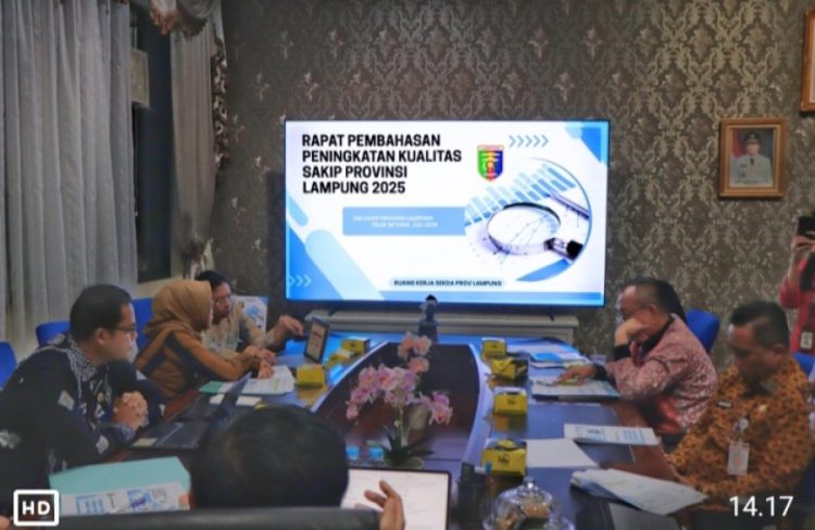 Pemprov Lampung : SAKIP Harus Menjadi Instrumen Utama Dalam Mengukur Efektivitas Kinerja OPD