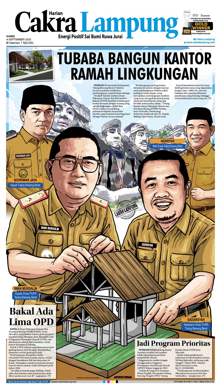 Tubaba Bangun Kantor Ramah Lingkungan