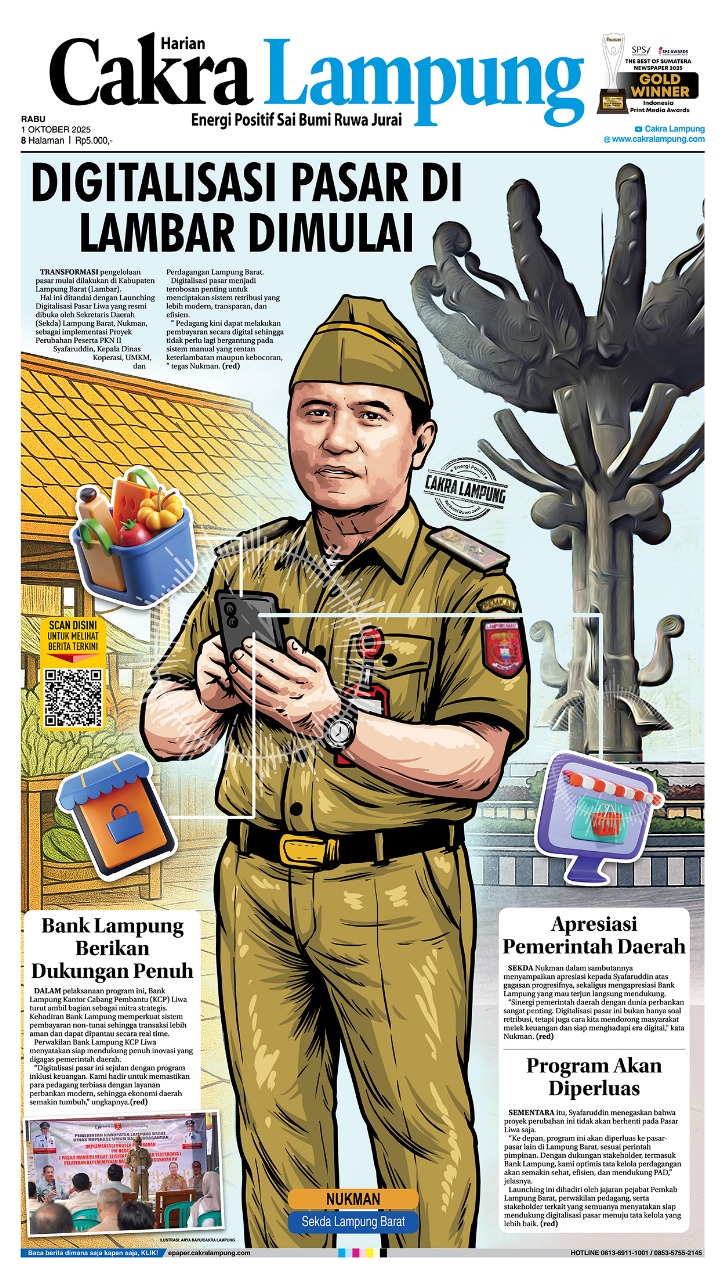 Digitalisasi Pasar Di Lambar Dimulai